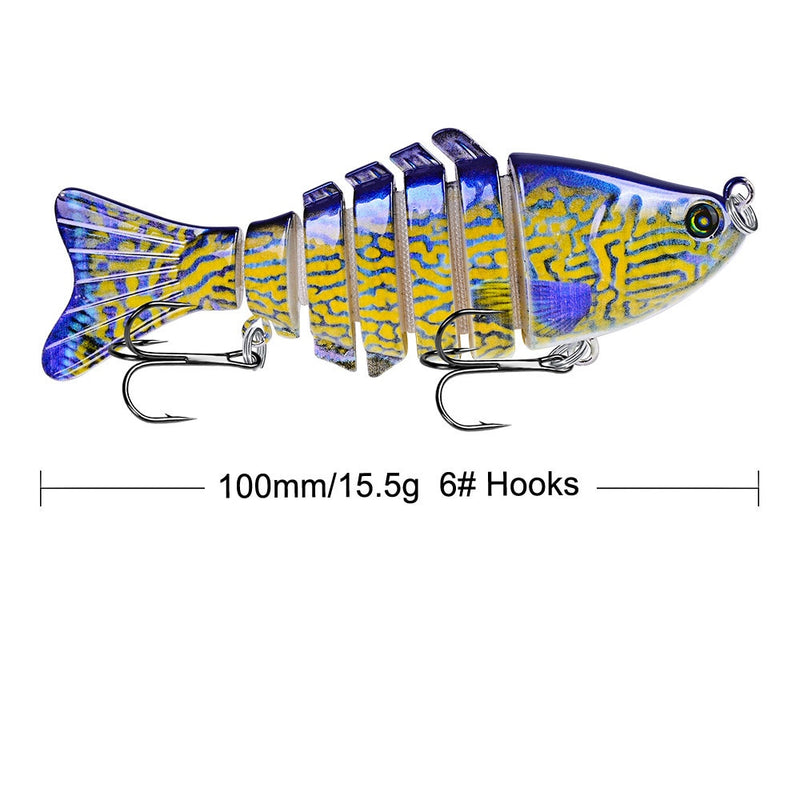 Isca para Pesca viva Articulada - 3D ( movimentos reais )