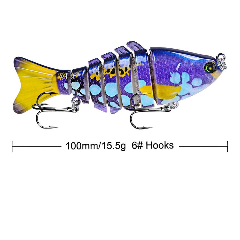 Isca para Pesca viva Articulada - 3D ( movimentos reais )