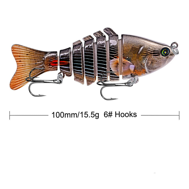 Isca para Pesca viva Articulada - 3D ( movimentos reais )