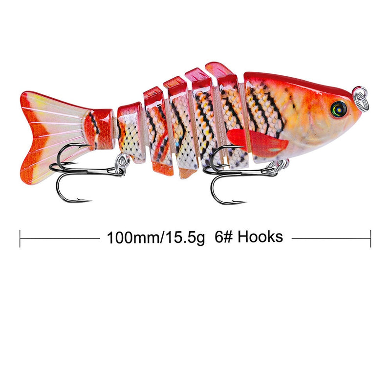 Isca para Pesca viva Articulada - 3D ( movimentos reais )