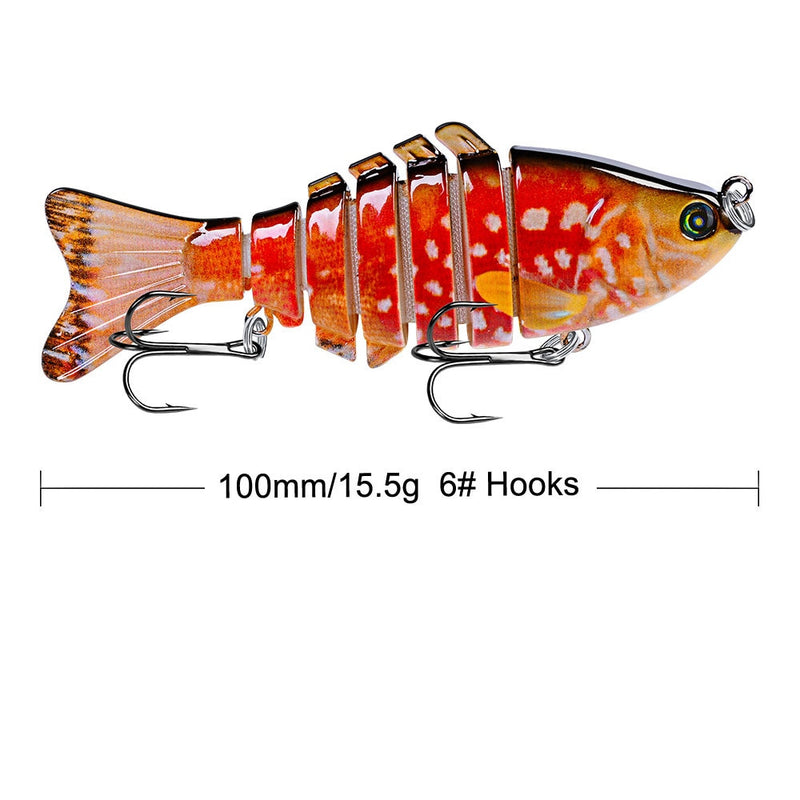 Isca para Pesca viva Articulada - 3D ( movimentos reais )